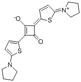 1,3-双(5-吡咯烷基-噻吩-2-基)-2-氧代-环丁烯基-4-醇 结构式