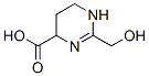 4-Pyrimidinecarboxylic acid, 1,4,5,6-tetrahydro-2-(hydroxymethyl)- (9CI) Structure