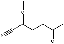 Hexanenitrile, 2-ethenylidene-5-oxo- (9CI) 结构式