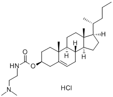 3â[N-(N'',N''-Dimethylaminoethane)-carbamoyl]cholesterol Structure