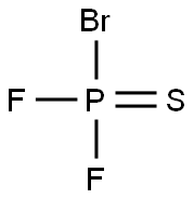 ブロモジフルオロホスフィンスルフィド 化学構造式