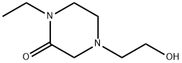 Piperazinone, 1-ethyl-4-(2-hydroxyethyl)- (9CI) Structure