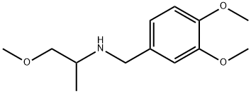 (3,4-DIMETHOXY-BENZYL)-(2-METHOXY-1-METHYL-ETHYL)-AMINE Structure