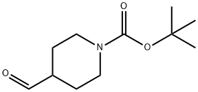 1-叔丁氧羰基哌啶-4-甲醛,137076-22-3,结构式
