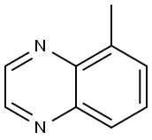5-メチルキノキサリン 化学構造式