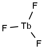 トリフルオロテルビウム(III) 化学構造式