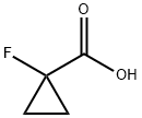 1-Fluoro-cyclopropanecarboxylic acid Struktur