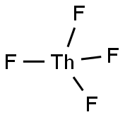 テトラフルオロトリウム(IV) 化学構造式