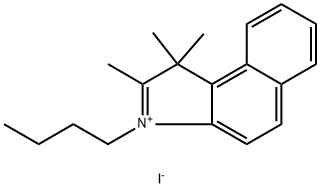 3-BUTYL-1,1,2-TRIMETHYL-1H-BENZ[E]INDOLIUM IODIDE Struktur