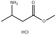 3-アミノブタン酸メチル塩酸塩 化学構造式