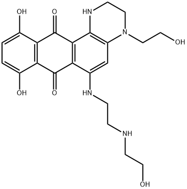 8,11-dihydroxy-4-(2-hydroxyethyl)-6-((2-((2-hydroxyethyl)amino)ethyl)amino)-1,2,3,4,7,12-hexahydronaphtho(2,3-f)quinoxaline-7,12-dione