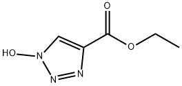 1-ヒドロキシ-1H-1,2,3-トリアゾール-4-カルボン酸エチル 化学構造式