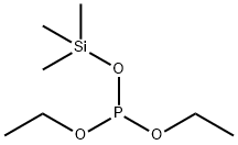 亜りん酸ジエチル(トリメチルシリル) 化学構造式