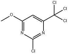 2-chloro-4-methoxy-6-trichloromethyl-pyrimidine Structure