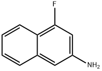 2-AMINO-4-FLUORONAPHTHALENE, 13720-48-4, 结构式