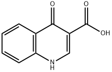 4-氧代-1,4-二氢喹啉-3-羧酸, 13721-01-2, 结构式