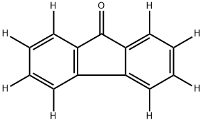 9-フルオレノン-D8 化学構造式