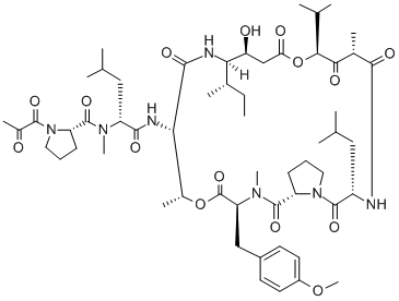 プリチデプシン 化学構造式