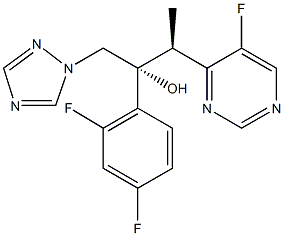 Voriconazole Struktur