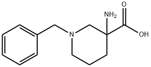 3-AMINO-1-BENZYL-PIPERIDINE-3-CARBOXYLIC ACID Structure