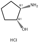 (1R,2S)-cis-2-Aminocyclopentanol hydrochloride Struktur