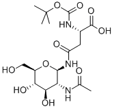 NΩ-(2-乙酰氨基-2-脱氧-Β-D-吡喃葡萄糖酰基)-NΑ-(叔丁氧羰基)-L-天冬酰胺