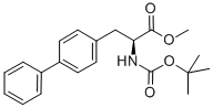 N-TERT-ブトキシカルボニル-3-(4-ビフェニリル)-2-アミノプロピオン酸(S)-メチル 化学構造式