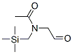 Acetamide,  N-(2-oxoethyl)-N-[(trimethylsilyl)methyl]- Structure