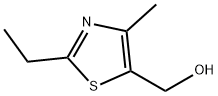 (2-エチル-4-メチル-1,3-チアゾール-5-イル)メタノール 化学構造式