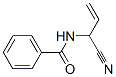 Benzamide,  N-(1-cyano-2-propenyl)-  (9CI) Struktur