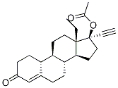 NORGESTIMATE  RELATED COMPOUND A (25 MG) (LEVONORGESTREL ACETATE) Struktur