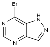 1H-Pyrazolo[4,3-d]pyriMidine, 7-broMo- Struktur