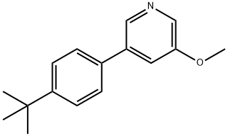3-(4-t-Butylphenyl)-5-Methoxypyridine Structure