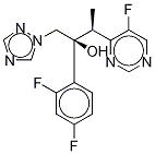 rel-(R,R)-伏立康唑, 137330-52-0, 结构式