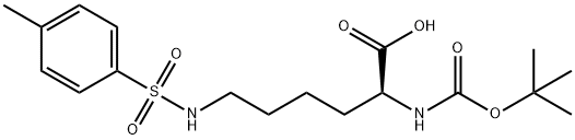 BOC-LYS(TOS)-OH Structure