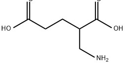 Pentanedioic  acid,  2-(aminomethyl)- Struktur