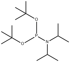 N,N-二异丙基亚磷酰胺二叔丁酯,137348-86-8,结构式