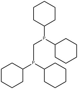 ビス(ジシクロヘキシルホスフィノ)メタン 化学構造式