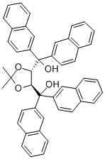 (+)-2,3-O-ISOPROPYLIDENE-1,1,4,4-TETRA(2-NAPHTHYL)-D-THREITOL Structure