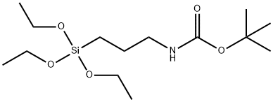 (3-TRIETHOXYSILYLPROPYL)-T-BUTYLCARBAMATE Struktur