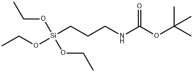 (3-TRIETHOXYSILYLPROPYL)-T-BUTYLCARBAMATE Structure