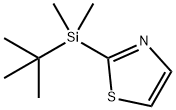 2-(tert-ブチルジメチルシリル)チアゾール 化学構造式