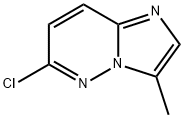 6-CHLORO-3-METHYL-IMIDAZO[1,2-B]PYRIDAZINE Struktur