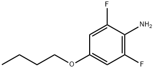 4-Butoxy-2,6-difluoroaniline Struktur