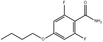 4-Butoxy-2,6-difluorobenzamide Struktur