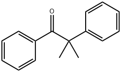 2-methyl-1,2-diphenyl-1-propanone Struktur