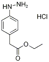 Ethyl (4 - hydrazinophenyl)acetate hydrochloride Struktur