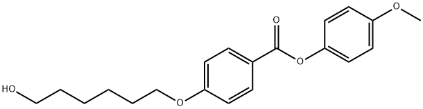4-(6-HYDROXYHEXYLOXY)BENZOIC ACID 4-METHOXYPHENYL ESTER Struktur