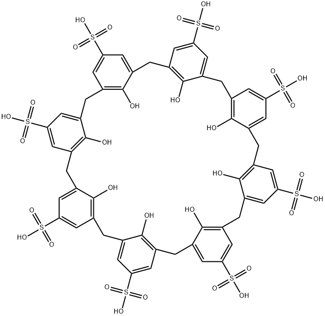 4-SULFOCALIX[8]ARENE Structure