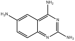 2,4,6-喹唑啉三胺, 13741-90-7, 结构式